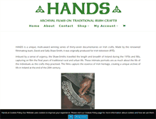 Tablet Screenshot of hands.ie